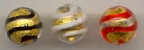 12MM Gold Foil with Stripes